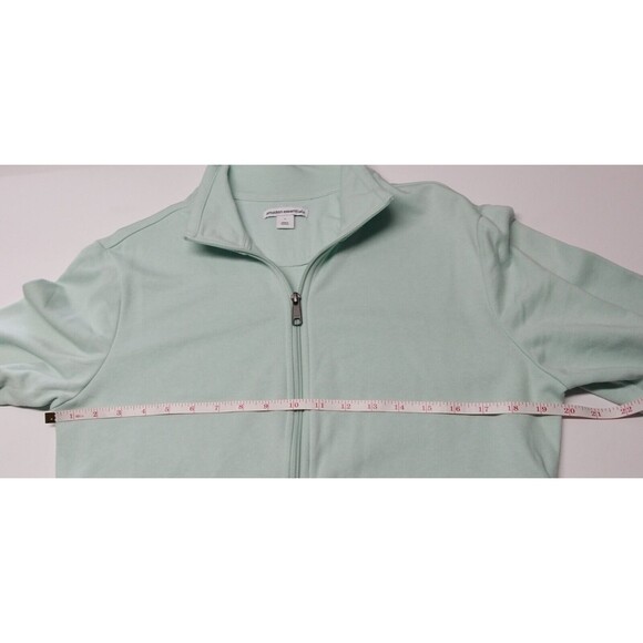Amazon Essentials Men Small Mint Green Full Zip Sweatshirt Activewear Ltwt NWOT - Picture 7 of 13